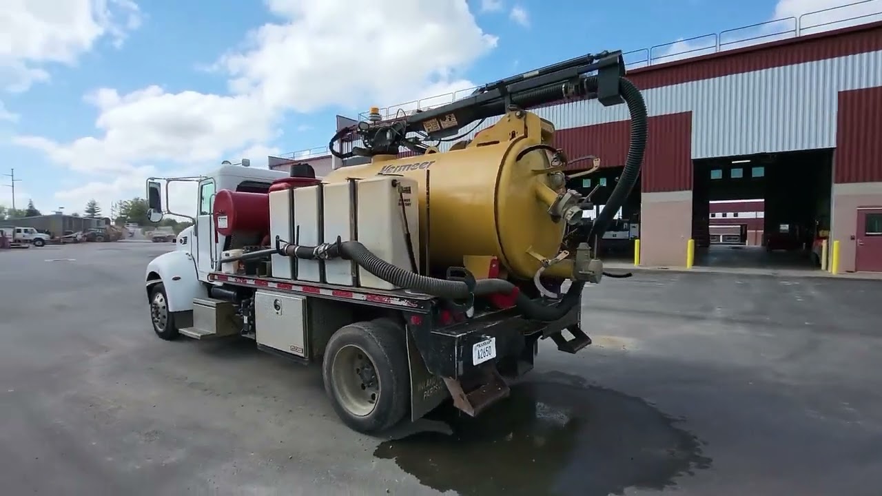 GovDeals: 2008 Peterbilt 335 With Vermeer HTV 837 Hydro Excavator