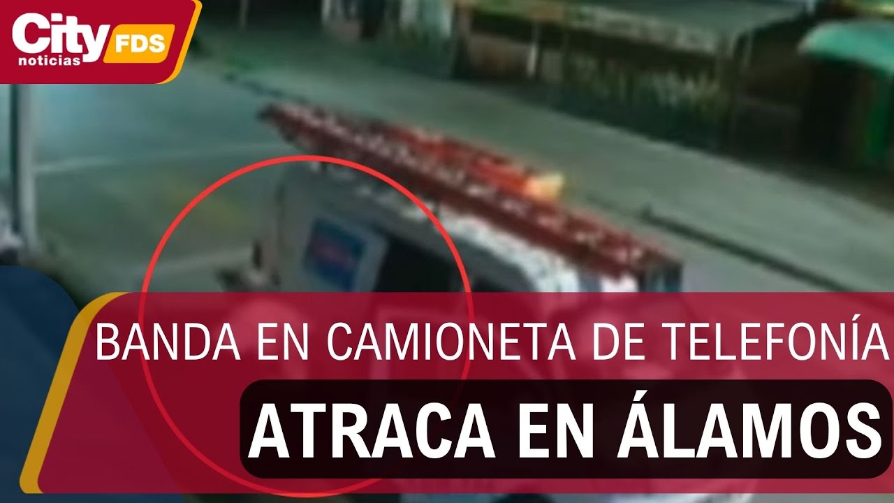 Denuncian banda que usa camioneta de telefonía para cometer atracos en Álamos| CityTv