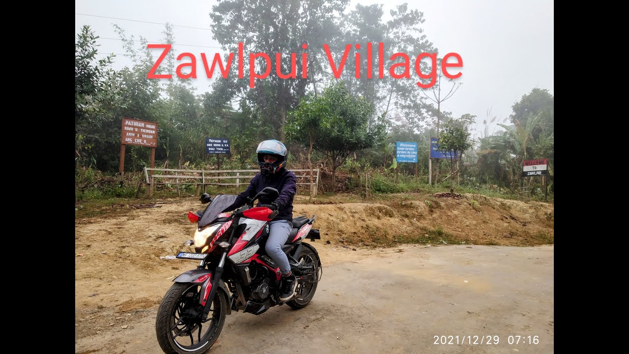 Zawlpui Village || Lunglei District || Quick ride through || NS 200.