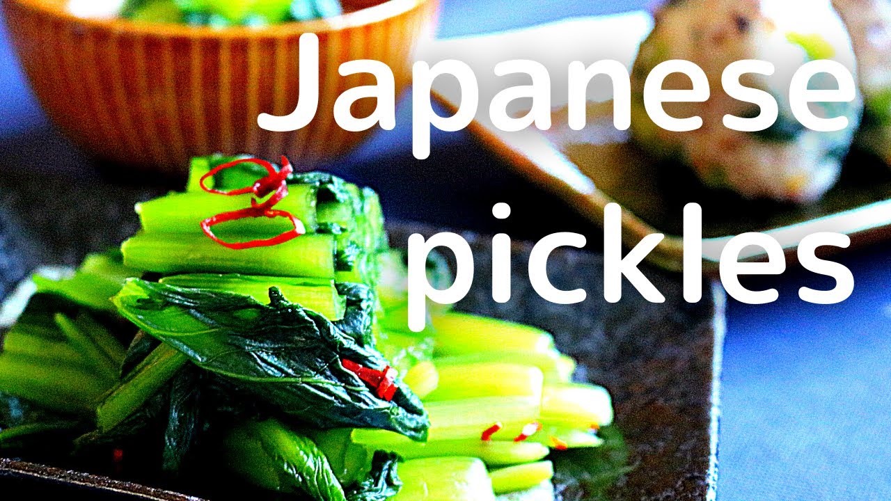 Japanese pickles recipe + onigiri & ochazuke/ Vegan Japanese food/ let's eat healthy!
