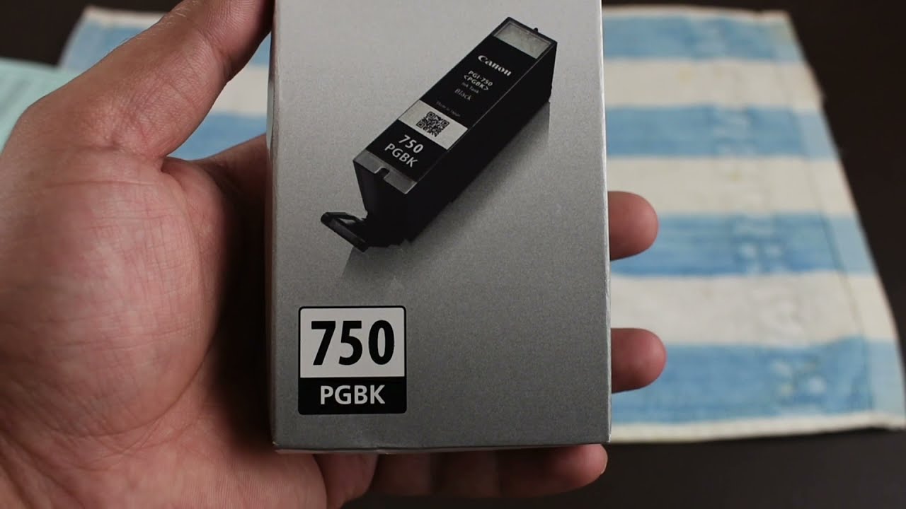 Unboxing Canon Pixma 750 PGBK