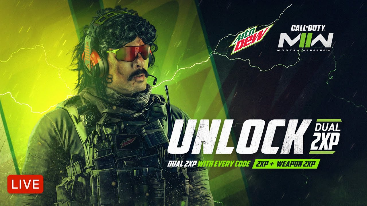 🔴LIVE - DR DISRESPECT - MODERN WARFARE 2 -  MTN DEW Dual 2XP #DEWPartner