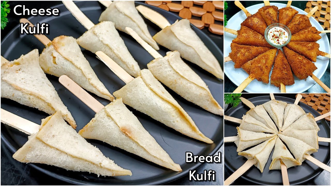 Bread Cheese Kulfi Recipe | New Snacks Recipes | Potato Snacks | Bread Kulfi | New Recipe