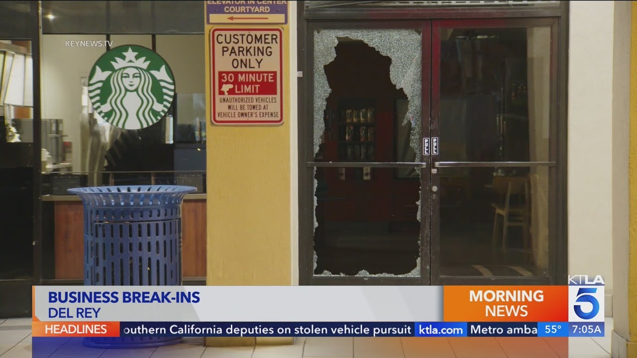 Multiple businesses in West Los Angeles broken into within hours 