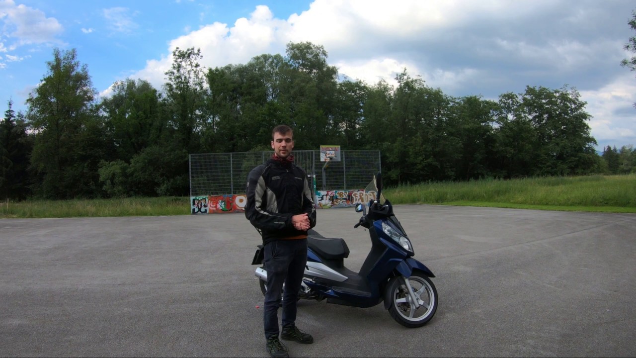 Macht ein 300 Roller auf der Landstraße Spaß? Onboard Sym Citycom 300i