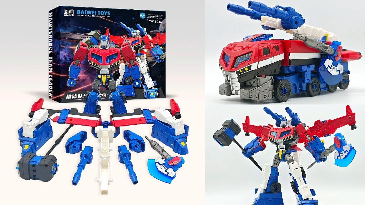 HASBRO/DNA KO?!? Baiwei Toys TW-1036 Руководитель группы технического обслуживания нокаутировал а...
