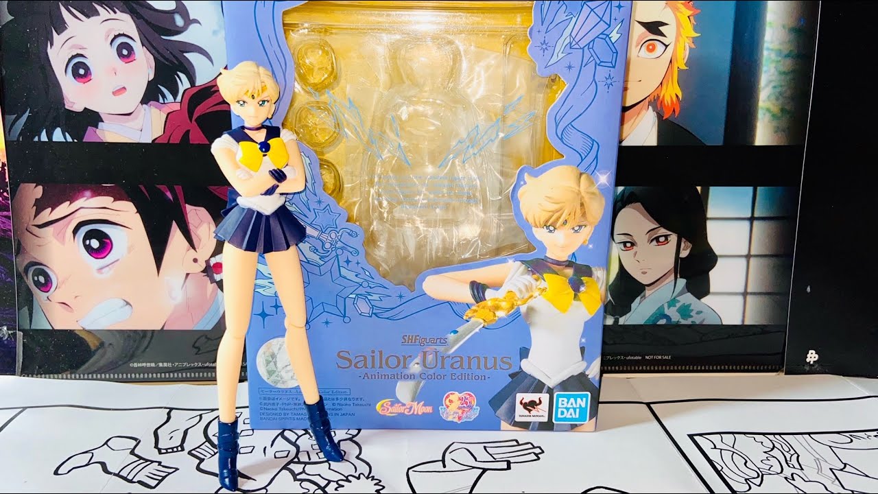 Bandai Tamashii Nations SH Figuarts Sailor Uranus -Anime Color Edition- Action Figure Review