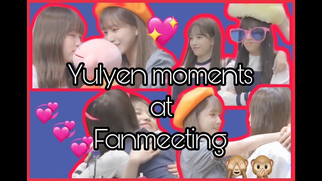 Yenyul/Yulyen moment at Fanmeetings