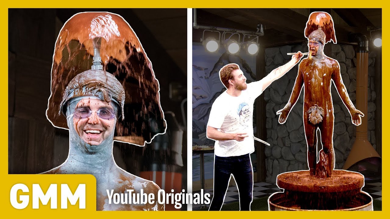 Giant Human Chocolate Fountain