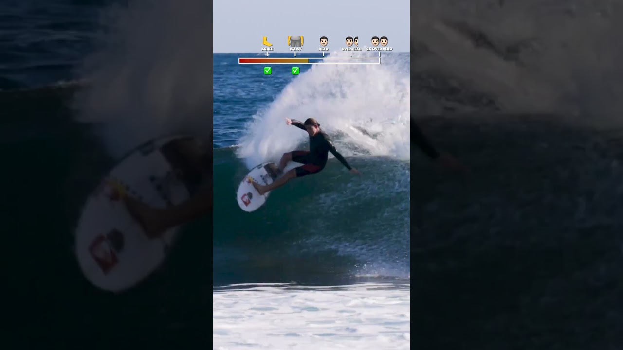 Bigger waves = bigger sprays ☔