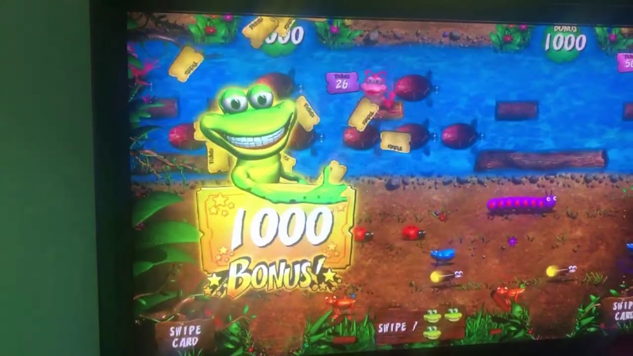 Double Jackpot Win in Frogger (Arcade Video)
