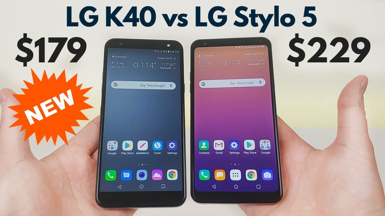 LG K40 vs LG Stylo 5 - Which is Better?