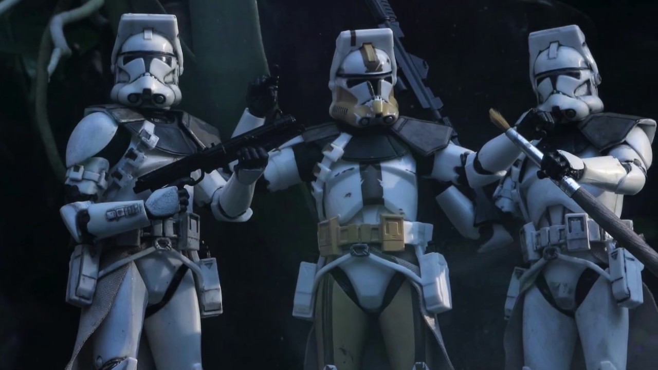 Star Wars Black Series Commander Bly Paint Removal Tutorial