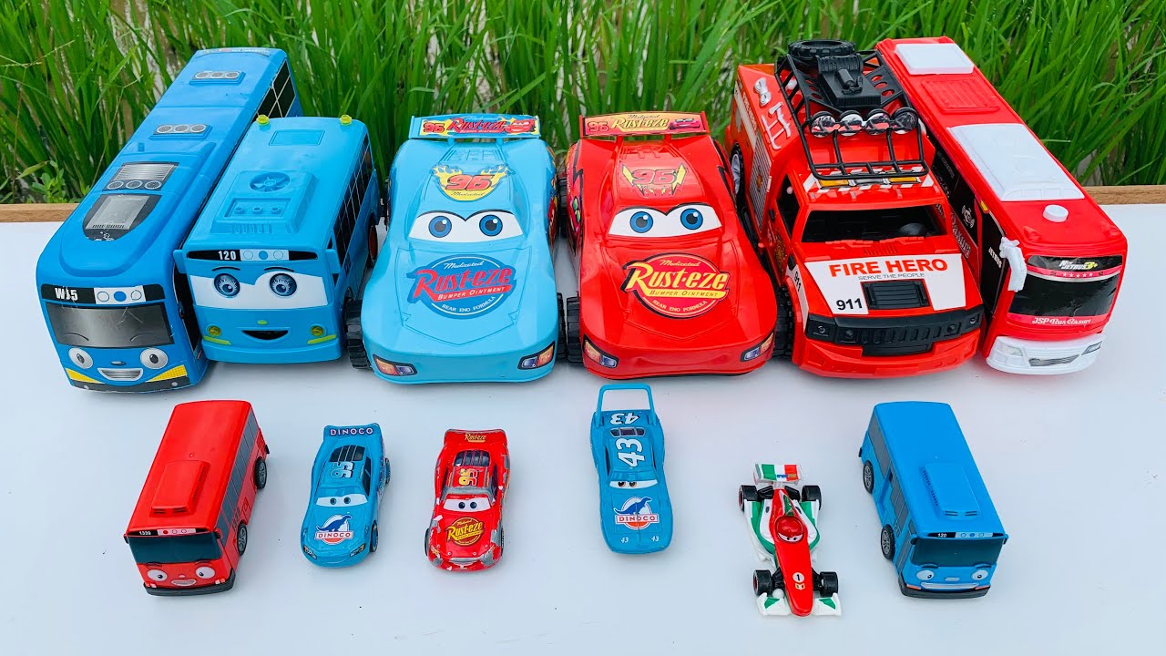 Mobil Mobilan Truk Oleng, Mobil Truk Molen, Mobil Balap, Truk Pasir, Mobil Roket, Damkar, Tayo #4679