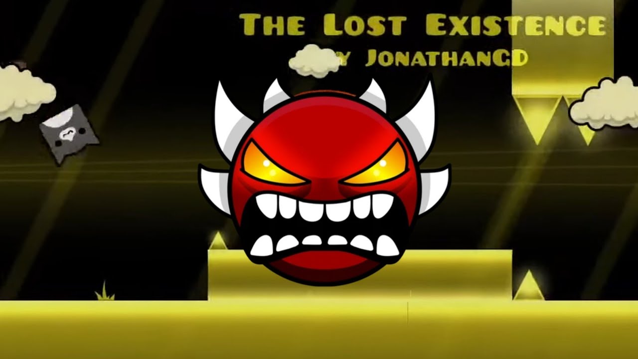 Прохожу мой второй екстрим The Lost Existence 40% by JonathanGD. Geometry Dash.