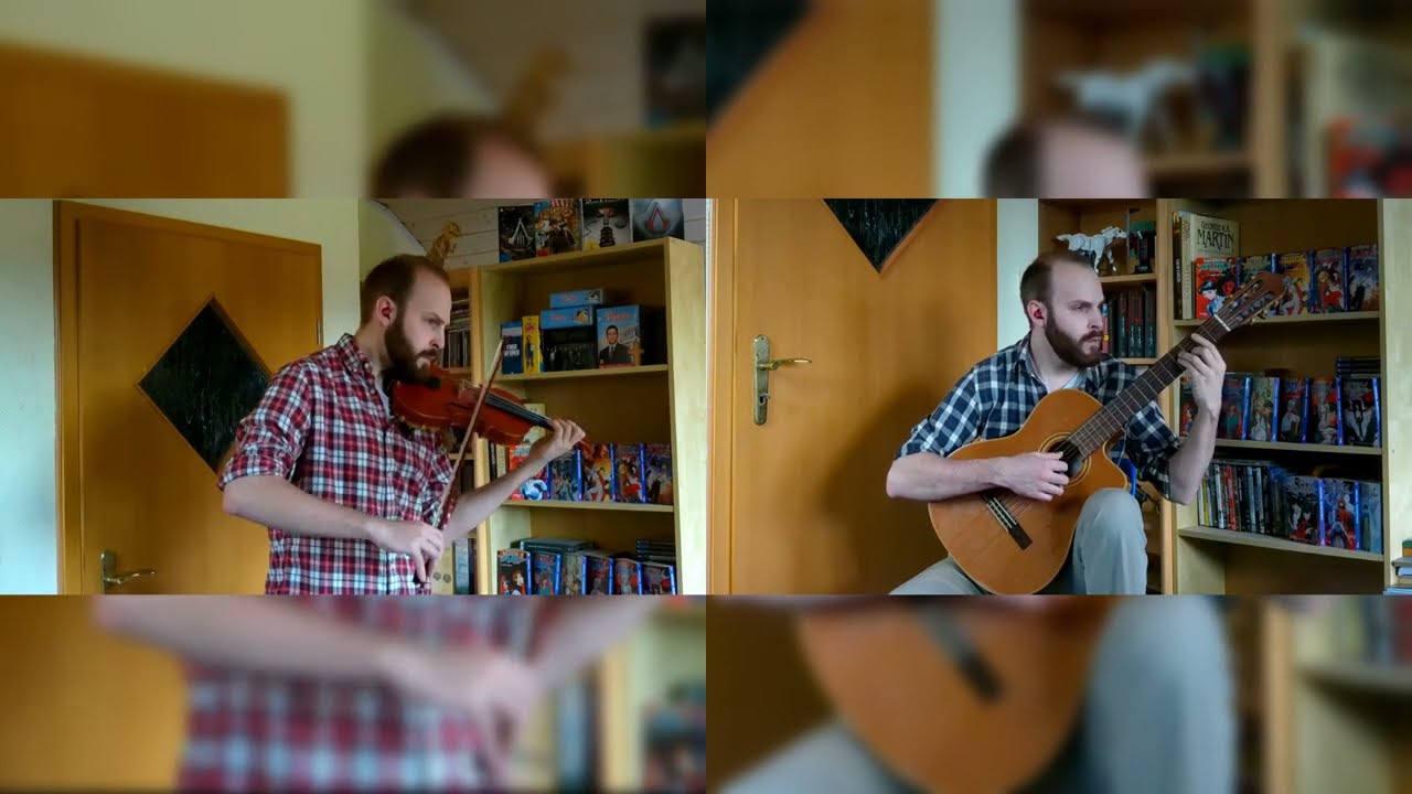 Noir OST: Solitude by the Window - Yuki Kajiura (Violin, Guitar Cover) unfinished