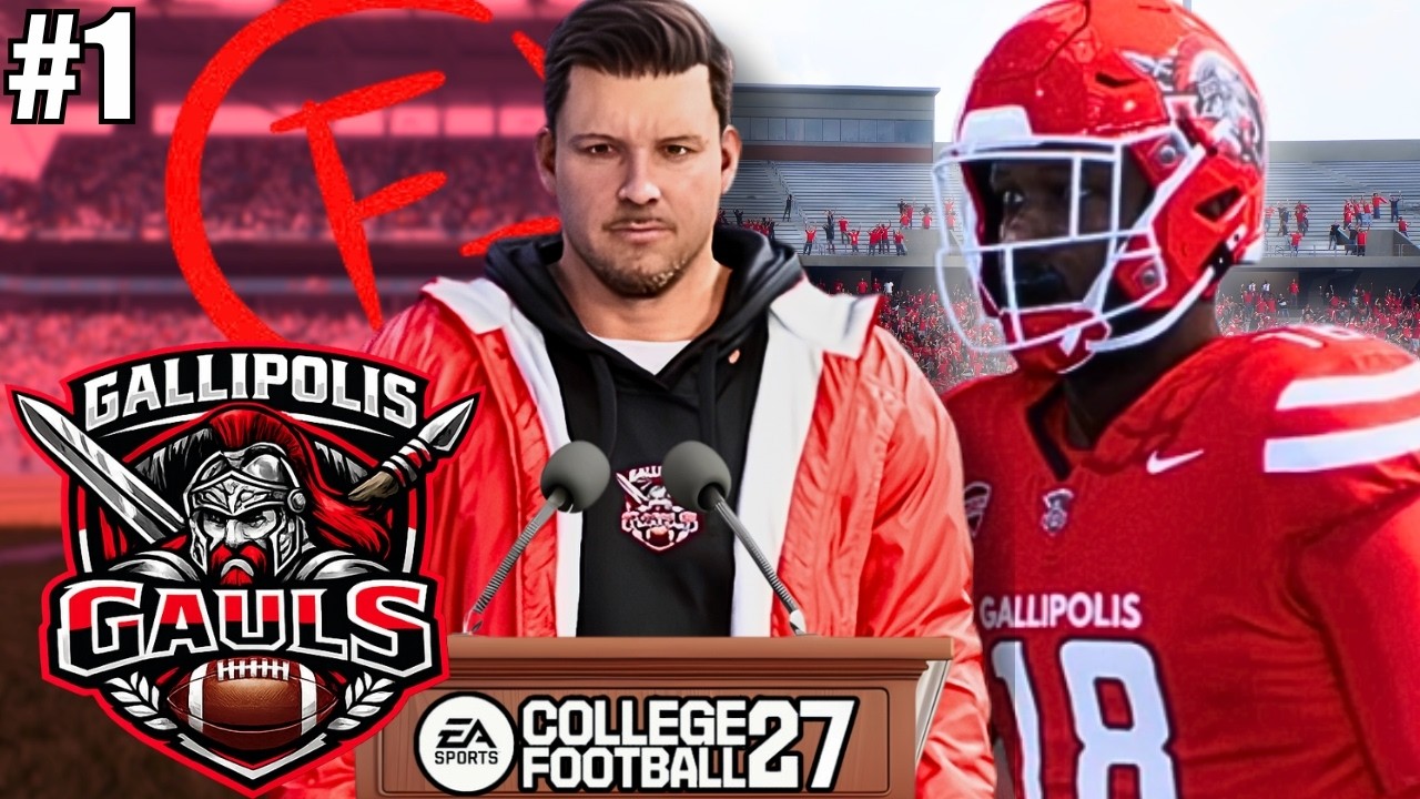 Знакомьтесь с НОВЕЙШЕЙ КОМАНДОЙ в College Football 27! | Династия TeamBuilder: Gallipolis Gulls |...