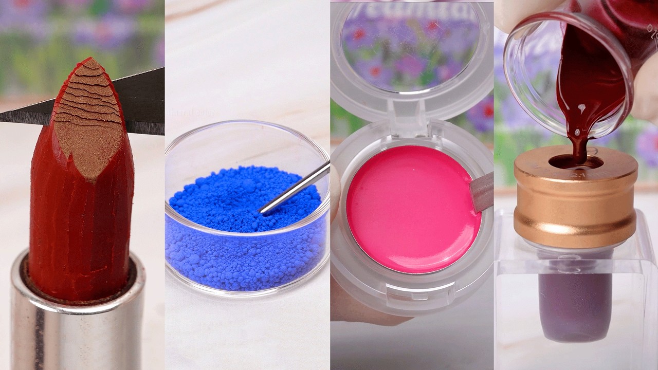 Satisfying Shorts Compilation 💄50+ Turning My Old Lipsticks into High-End Compilation
