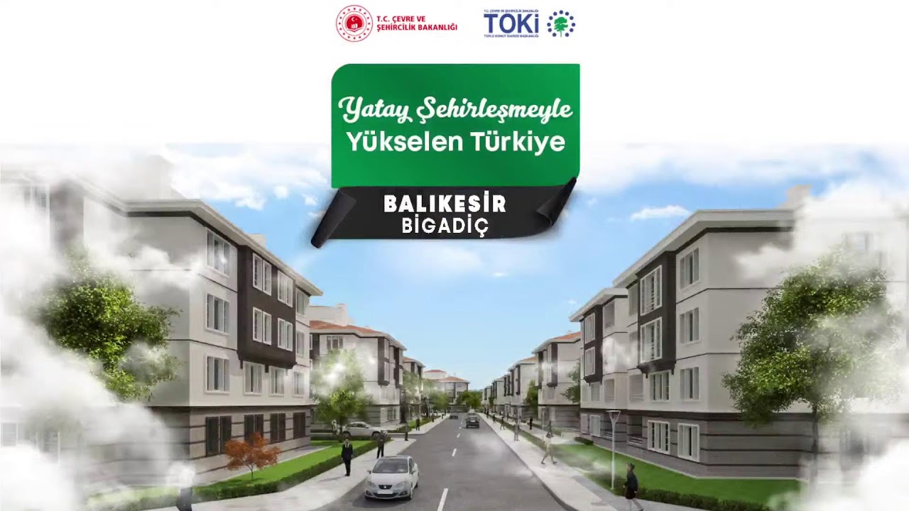 ''Yatay Mimariyle Yükselen Türkiye” kapsamında Balıkesir Bigadiç projemizin konut belirlem...