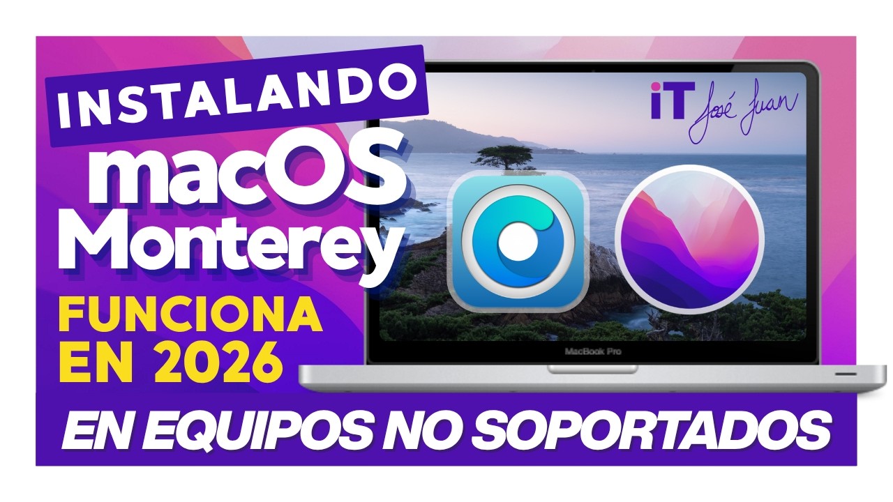 👉🏻 [TUTORIAL] Cómo instalar MacOS Monterey en macs NO SOPORTADOS 👨🏻‍💻 [2026]