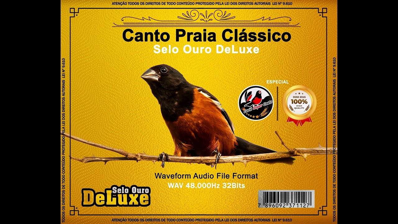 Canto Praia Cl&aacute;ssico Selo Ouro DeLuxe