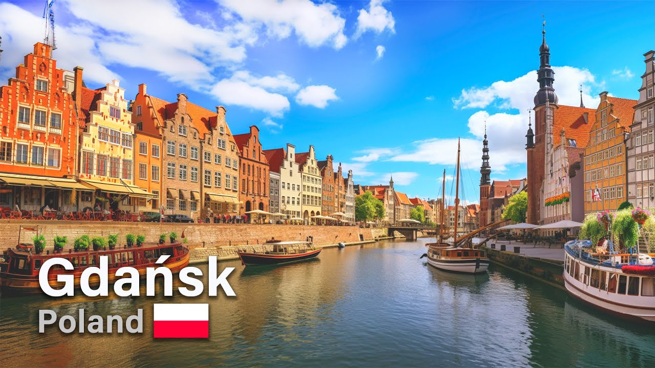 4k Gdańsk letni spacer - Centrum Starego Miasta