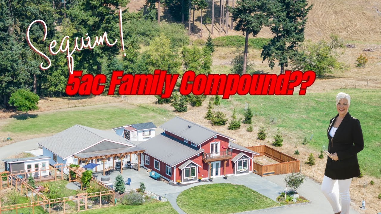 Sequim Barndominium for Sale Sequim WA! Modern PNW charm!