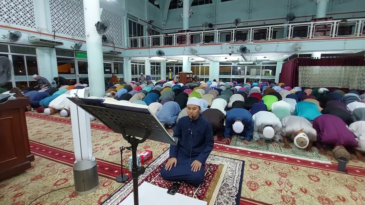 Solat Terawih 9.3.2026 Isnin 1447H. Pimpinan Imam Muda Shahir Arsyad Bin Mohd Idrus