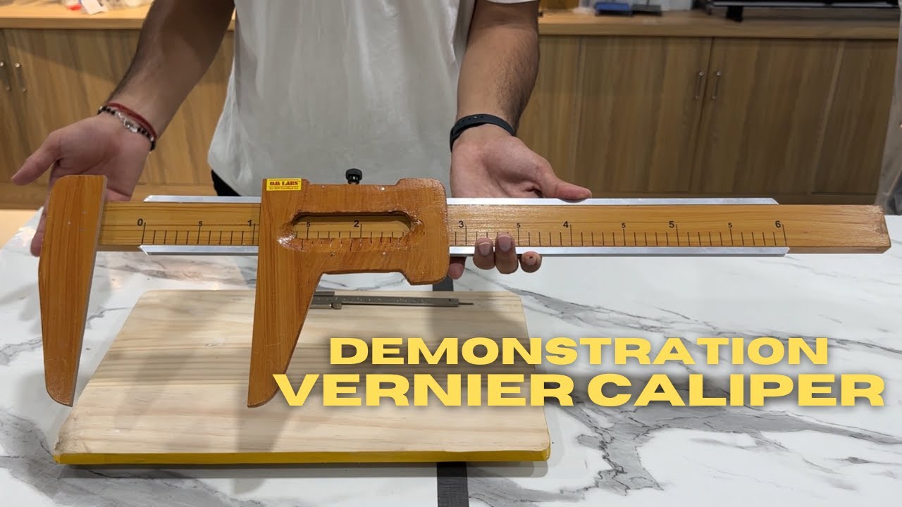 Demonstration Vernier Caliper | How to Use a Vernier Caliper | Omlabs #cbse #physics #yt #11th