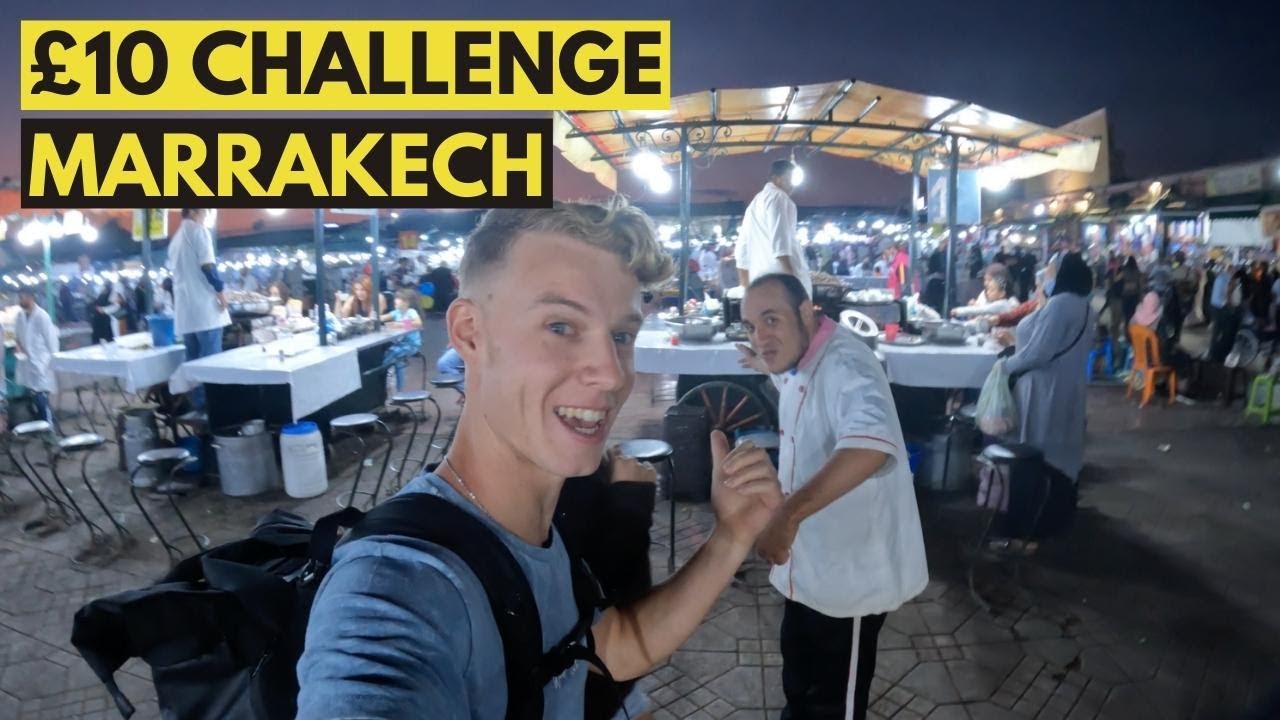 &pound;10 challenge - Marrakech, Morocco 🇲🇦