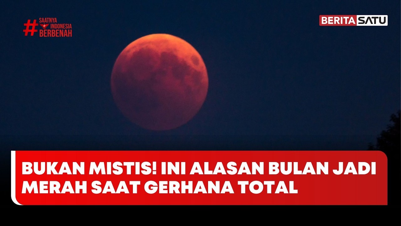 Bukan Mistis! Ini Alasan Bulan Jadi Merah Saat Gerhana Total | Beritasatu Utama