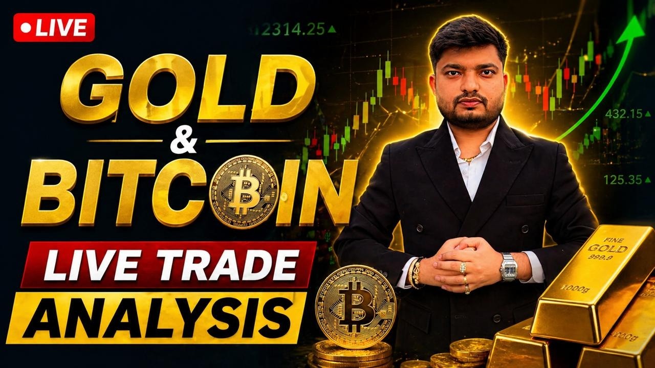 LIVE SCALPING: Gold & Bitcoin | 100% Real Trades 🔥