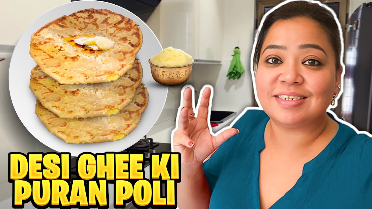 Pehli Baar Puran Poli Ghar Mein Banayi 😋🧑🏻‍🍳 | Bharti Singh | Haarsh Limbachiyaa | Golla