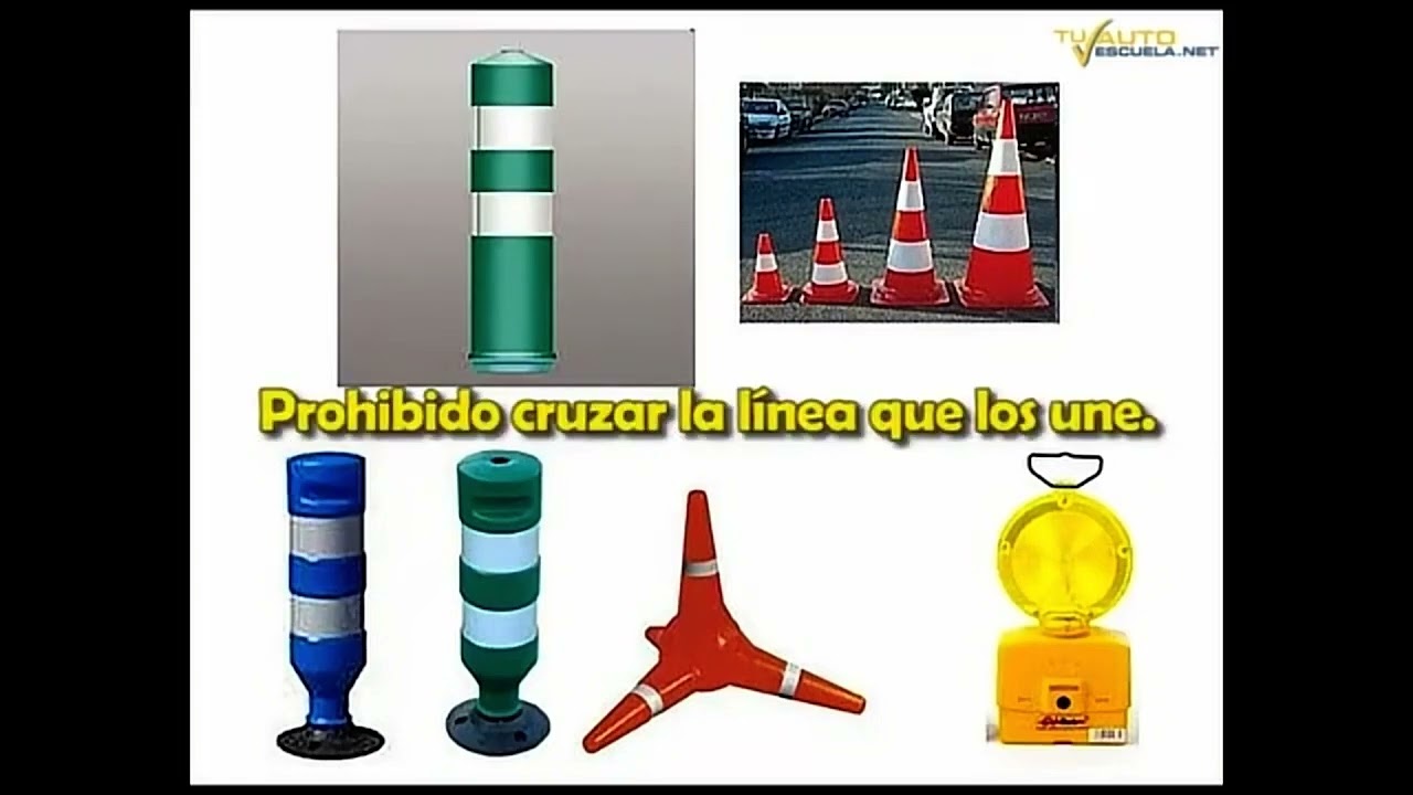 Señales circunstanciales y de balizamiento barrerea y guía, aspecto, finalidad HD