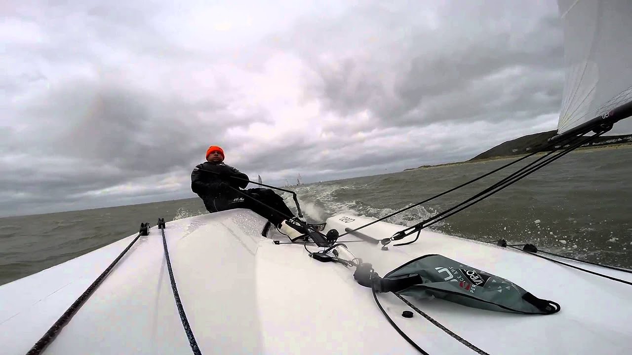 RS Aero reach at Aberdovey - May 2015