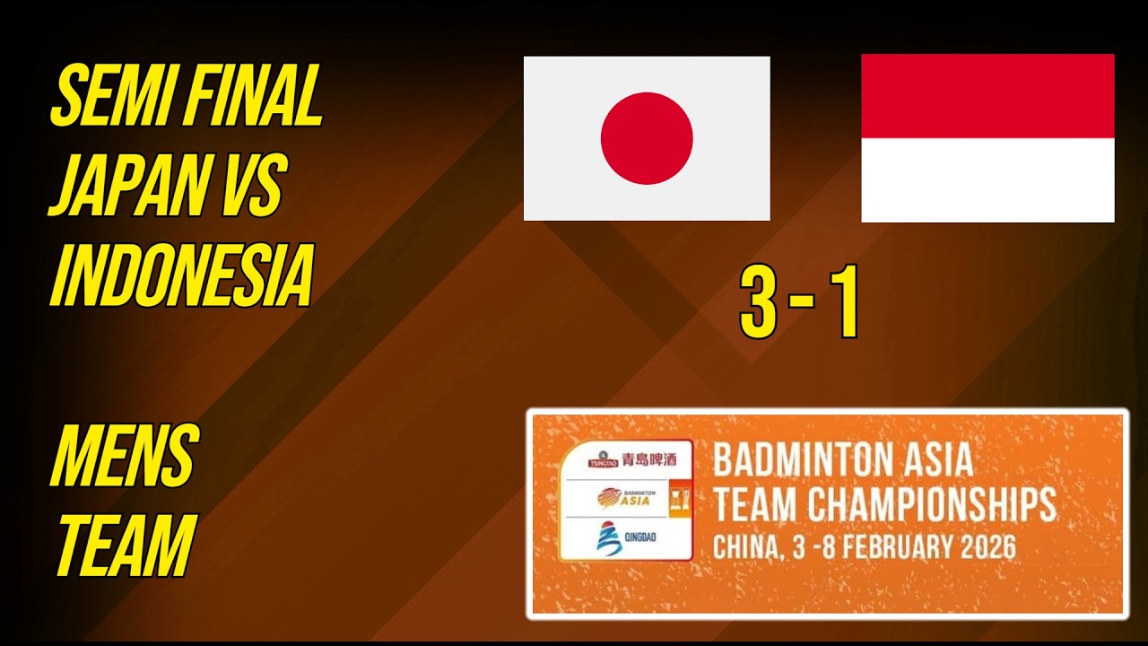 Indonesia vs Jepang | SF Mens Team BATC 2026 | Live Badminton Reaction