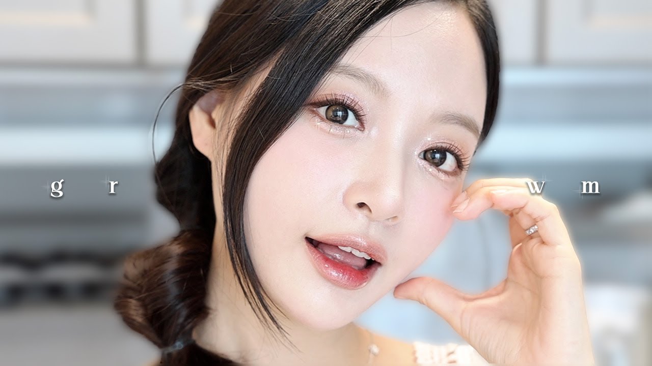 GRWM 남자친구 어떻게 만났냐면요...🫣❤️ | 요청 많았던 반짝반짝 아이돌 메이크업✨