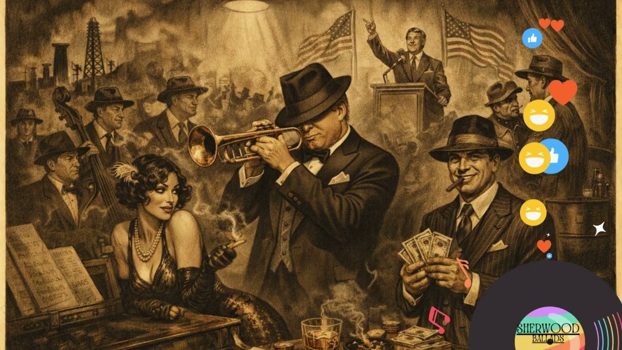 Trump’s Venezuela Blitz (Jazz Satire) – Blow That Trump‑et #politicalsatire #trump #venezuela 