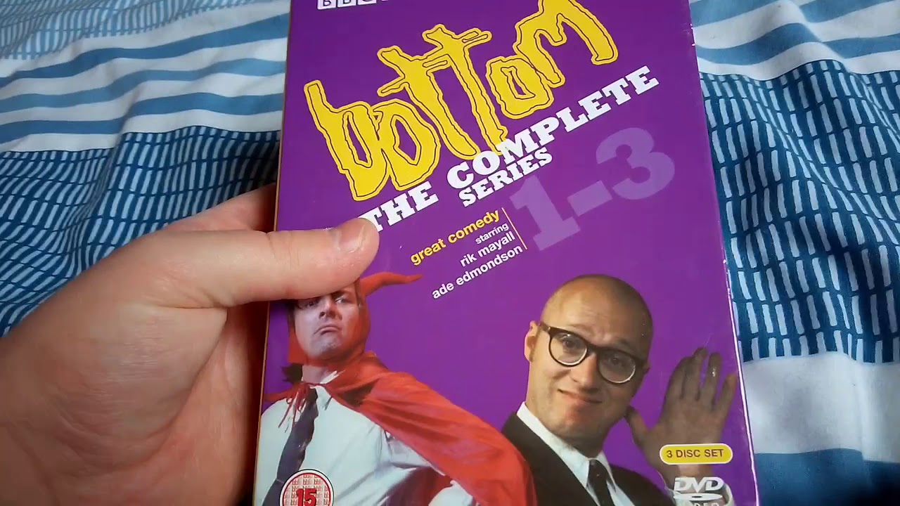 My rik mayall VHS/DVD collection (deciated as he passed away 6 years ago today)