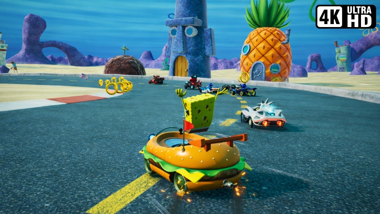 SpongeBob Gameplay | Sonic Racing: CrossWorlds (PC Ultra 4K UHD)