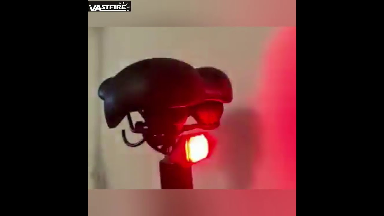 VASTFIRE Bike Tail Light with Turn Signals Wireless Remote Control Red Rear Light