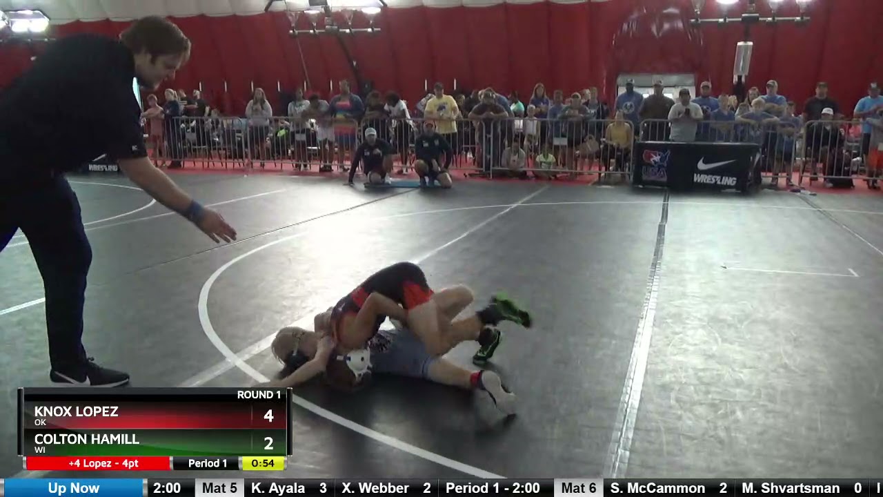 10U 59 Knox Lopez OK Vs Colton Hamill WI