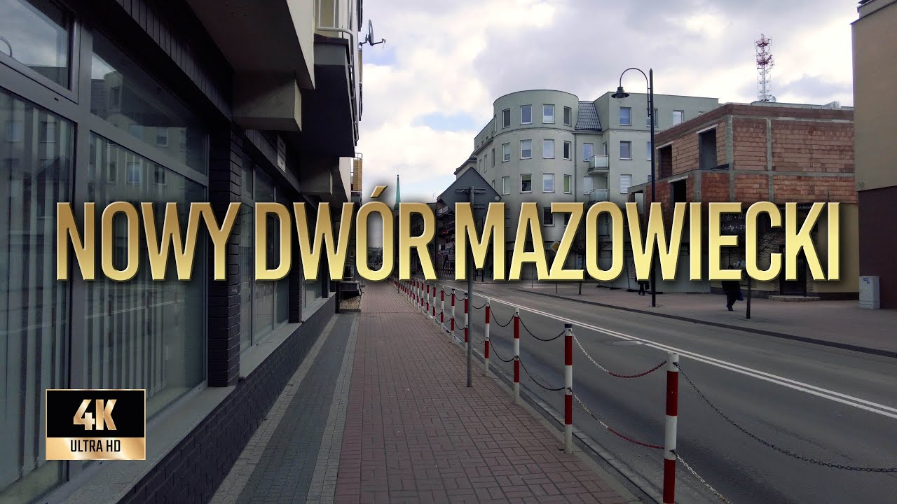 Nowy Dwór Mazowiecki | Zima 2022 | Spacer po Nowym Dworze Mazowieckim | Binaural Audio 🎧 [4k]