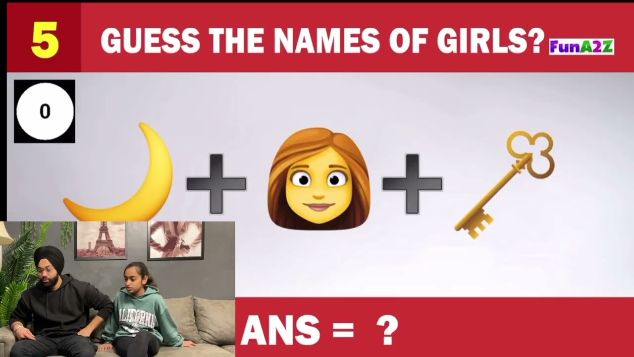 Guess the GIRL NAME 😂
