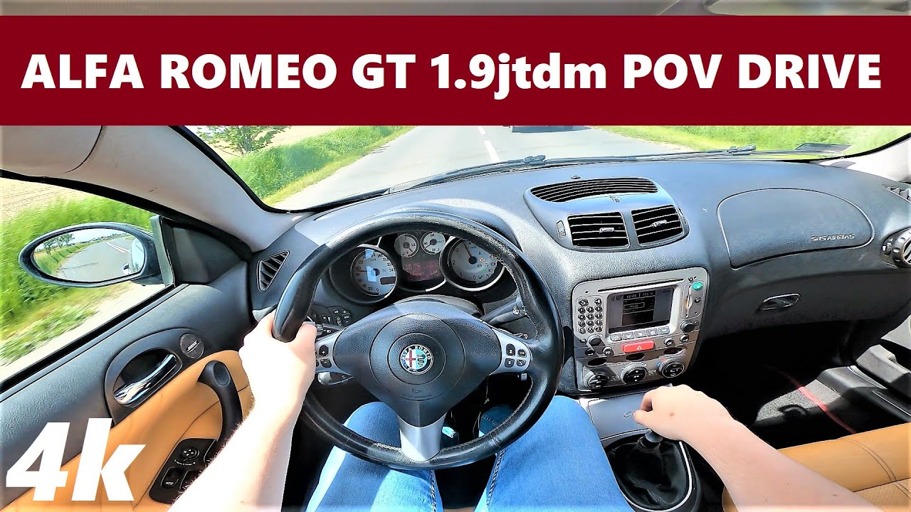 Alfa Romeo GT (2005) 1.9jtdm 150KM POV DRIVE Test & Acceleration | Beautiful from Italia | 4K #34