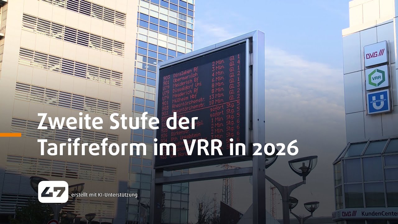STUDIO 47 .live | ZWEITE STUFE DER TARIFREFORM IM VRR IN 2026