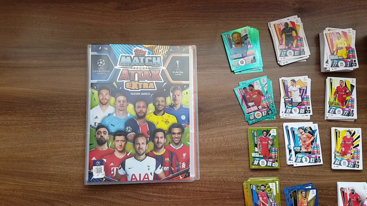 HIT!!! TOPPS MATCH ATTAX EXTRA 2020/21 - SZOK!!! PIERWSZE UZUPEŁNIANIE ALBUMU I JUŻ PRAWIE KONIEC!!!
