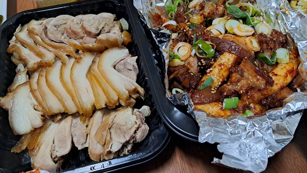 왕족발+불족발에 막국수 먹방