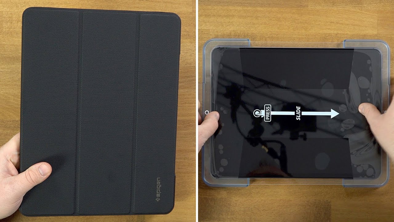 iPad Pro 2021 12.9“ - Displayschutz (Panzerglas) anbringen & Zubehör (Hülle) von Spigen // DEUTSCH