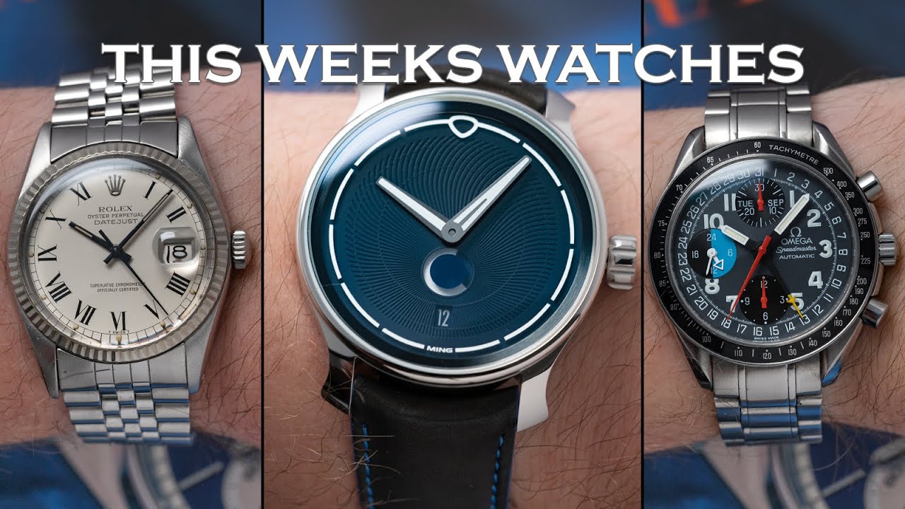 This Weeks Watches - Ming 37.05 Moonphase, Omega Speedmaster MK40, Rolex Buckley & More [Episode 79]